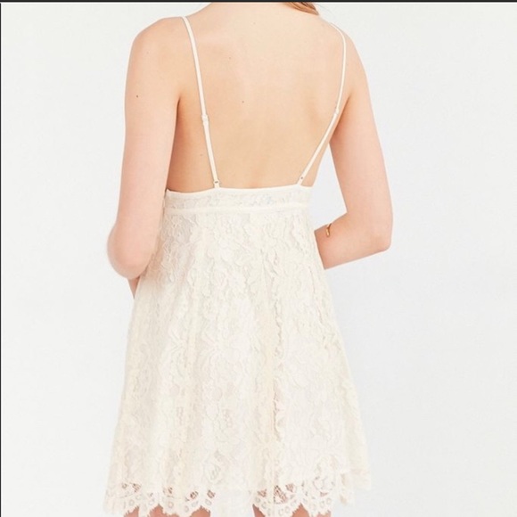 UO Kimchi Blue Valentina Lace Mini Dress - Picture 2 of 11